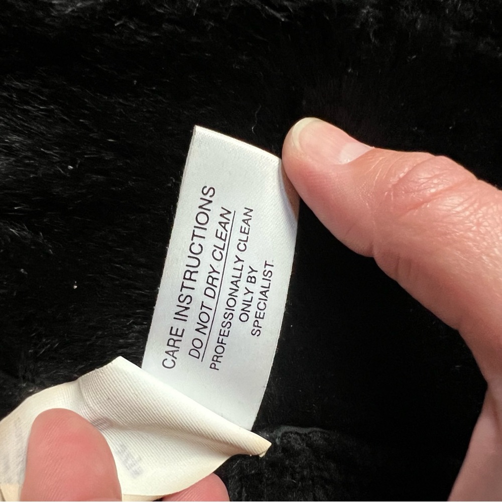 Genuine shearling midi coat - Picture 10 of 10